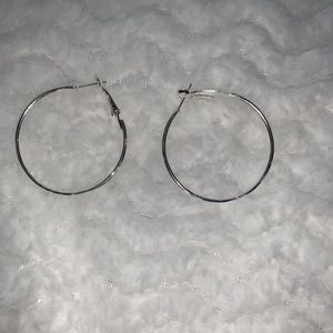 Silver Hoop Earrings